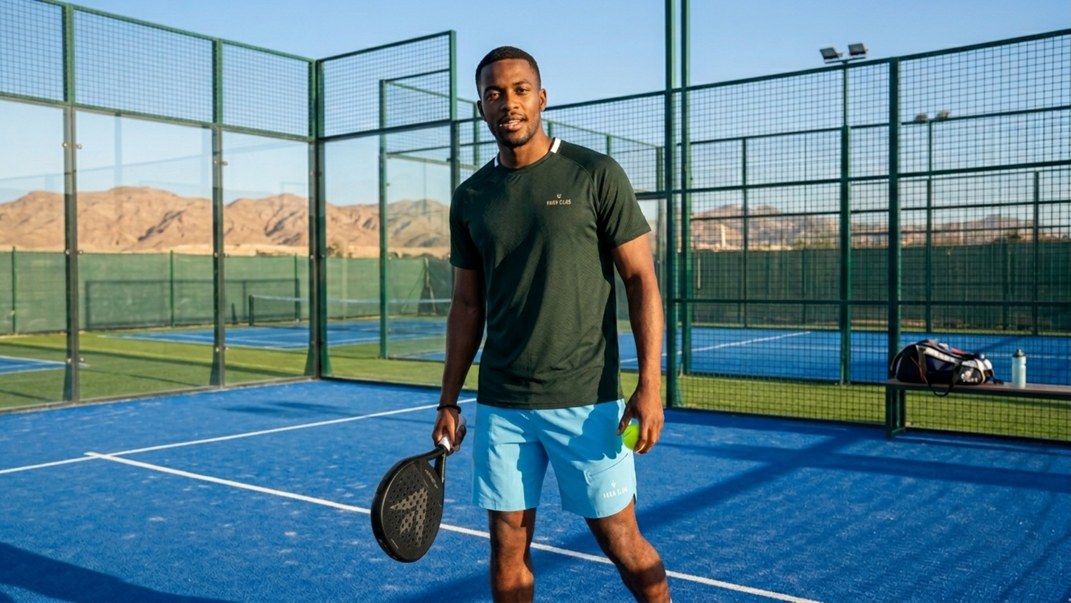 Slick Shorts — Azure Blue