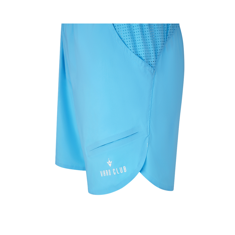 Slick Shorts — Azure Blue